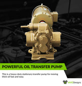 Industrial 60gpm Goldstream Oil Transfer Pump  10hp motor