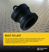 Cam Lock DP Dust Plug - 3/4"