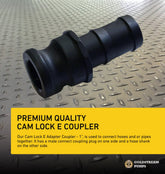 Cam Lock E Coupler - 1"